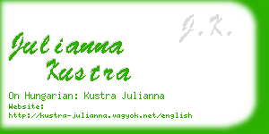 julianna kustra business card